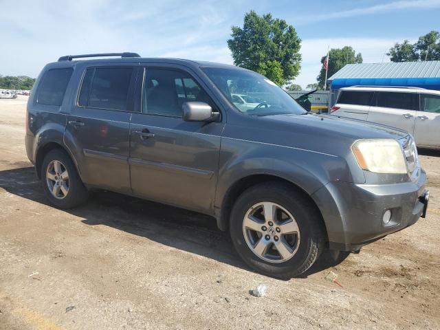 5FNYF3H61BB026834 - 2011 HONDA PILOT EXL GRAY photo 4