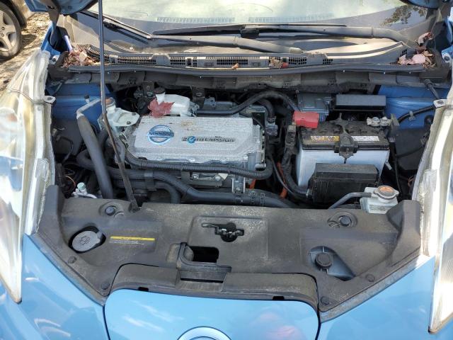 JN1AZ0CPXBT007108 - 2011 NISSAN LEAF SV BLUE photo 11