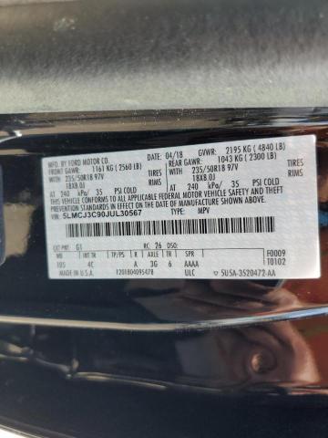 5LMCJ3C90JUL30567 - 2018 LINCOLN MKC RESERVE BLACK photo 13