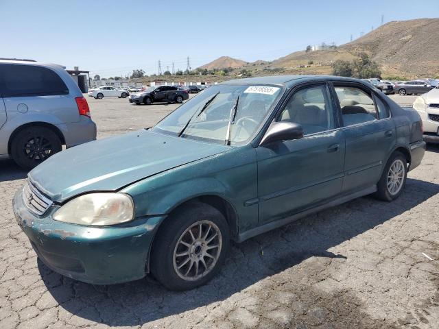 2HGEJ6619YH556175 - 2000 HONDA CIVIC BASE GREEN photo 1