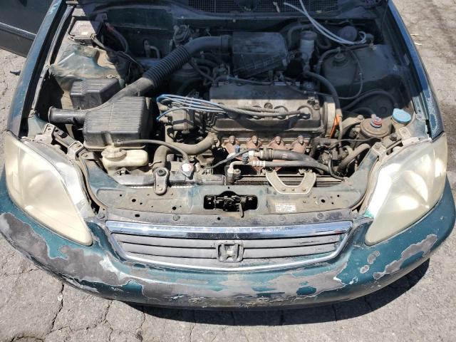2HGEJ6619YH556175 - 2000 HONDA CIVIC BASE GREEN photo 11