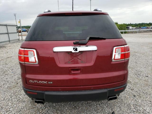 5GZER33788J135253 - 2008 SATURN OUTLOOK XR RED photo 6