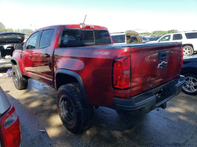 1GCPTEE16J1222543 - 2018 CHEVROLET COLORADO ZR2 BURGUNDY photo 2