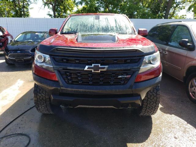 1GCPTEE16J1222543 - 2018 CHEVROLET COLORADO ZR2 BURGUNDY photo 5