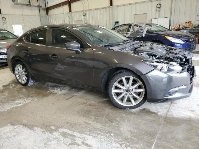 3MZBN1W36HM147902 - 2017 MAZDA 3 GRAND TOURING GRAY photo 4