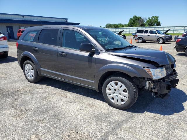 3C4PDCAB8ET303414 - 2014 DODGE JOURNEY SE GRAY photo 4