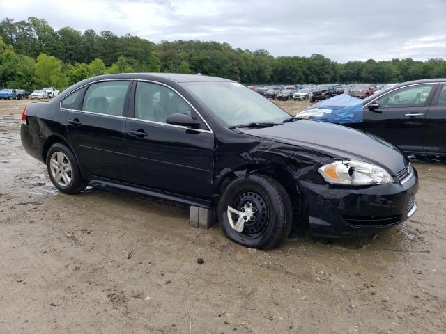 2G1WA5EN1A1155664 - 2010 CHEVROLET IMPALA LS BLACK photo 4