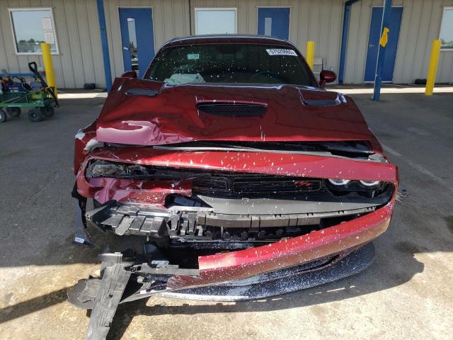 2C3CDZFJ9MH610345 - 2021 DODGE CHALLENGER R/T SCAT PACK BURGUNDY photo 5