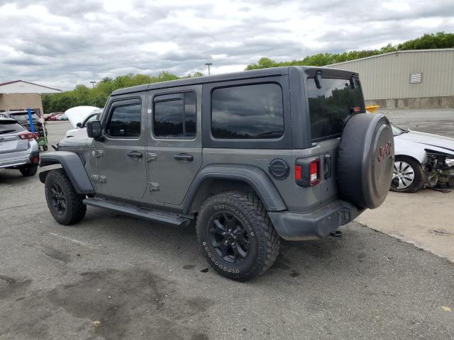 1C4HJXDG9JW299938 - 2018 JEEP WRANGLER UNLIMITED SPORT GRAY photo 2