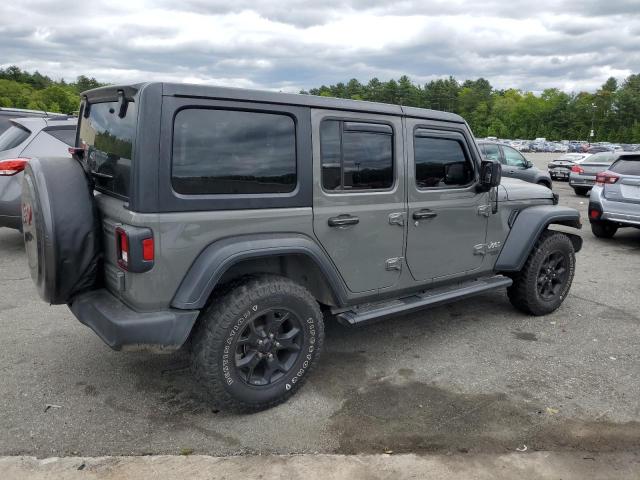 1C4HJXDG9JW299938 - 2018 JEEP WRANGLER UNLIMITED SPORT GRAY photo 3