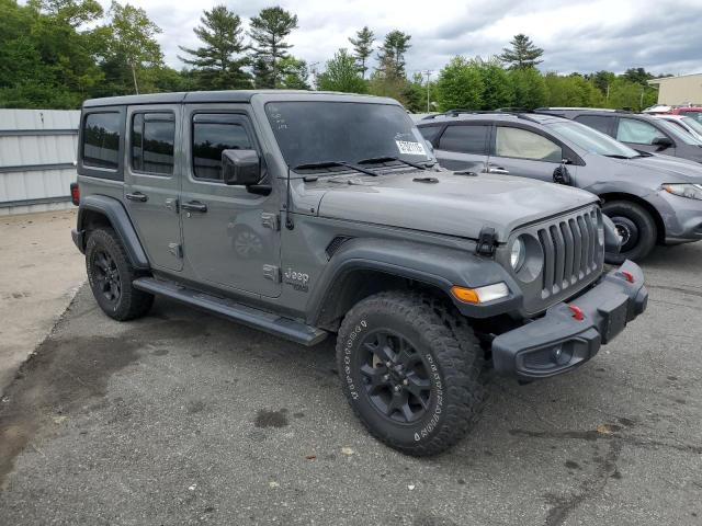 1C4HJXDG9JW299938 - 2018 JEEP WRANGLER UNLIMITED SPORT GRAY photo 4