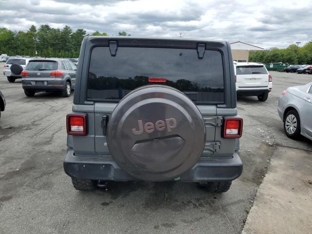 1C4HJXDG9JW299938 - 2018 JEEP WRANGLER UNLIMITED SPORT GRAY photo 6