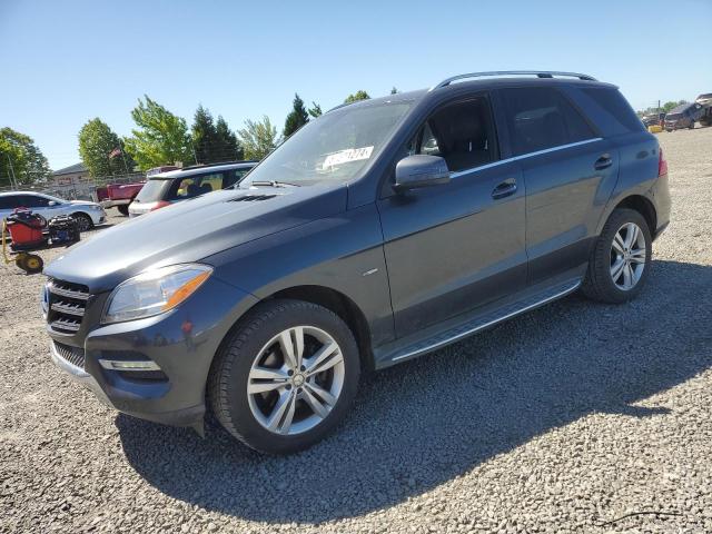4JGDA5HB8CA829877 - 2012 MERCEDES-BENZ ML 350 4MATIC BLUE photo 1