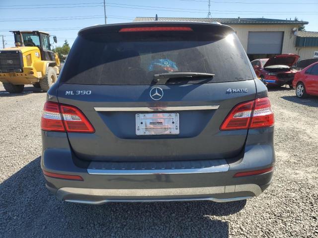 4JGDA5HB8CA829877 - 2012 MERCEDES-BENZ ML 350 4MATIC BLUE photo 6