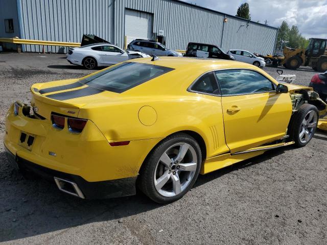 2G1FT1EWXA9187817 - 2010 CHEVROLET CAMARO SS YELLOW photo 3