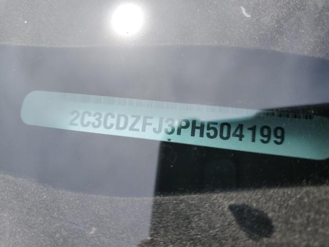 2C3CDZFJ3PH504199 - 2023 DODGE CHALLENGER R/T SCAT PACK WHITE photo 13