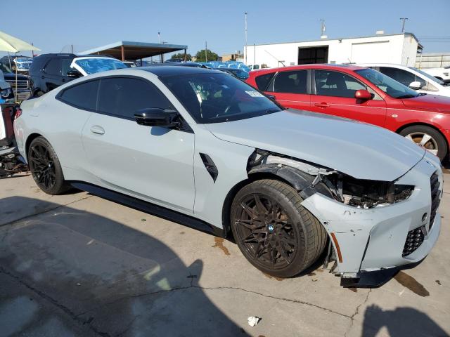 WBS33AZ01NCK21182 - 2022 BMW M4 COMPETITION GRAY photo 4