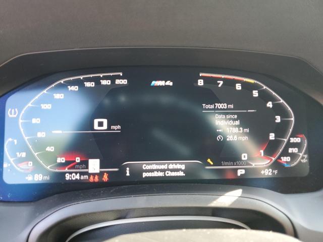 WBS33AZ01NCK21182 - 2022 BMW M4 COMPETITION GRAY photo 9