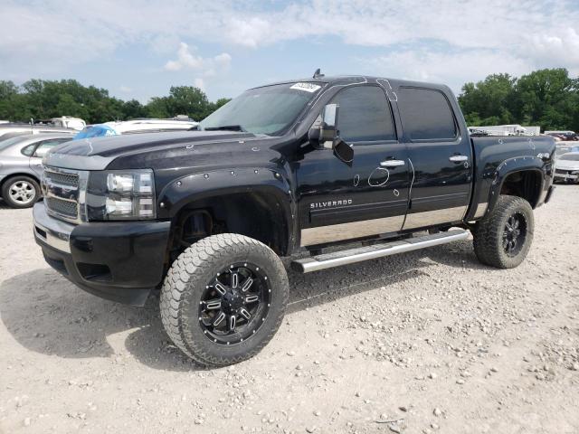 3GCPKSE32BG381162 - 2011 CHEVROLET SILVERADO K1500 LT BLACK photo 1