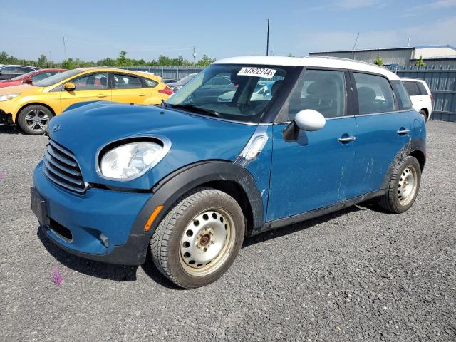 WMWZB3C54BWH94513 - 2011 MINI COOPER COUNTRYMAN BLUE photo 1