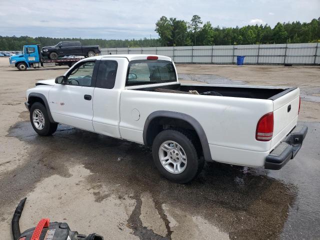 1B7GL12X72S564712 - 2002 DODGE DAKOTA BASE WHITE photo 2