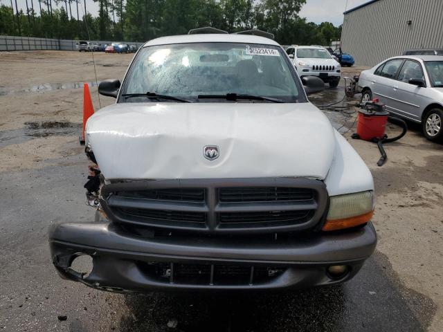 1B7GL12X72S564712 - 2002 DODGE DAKOTA BASE WHITE photo 5