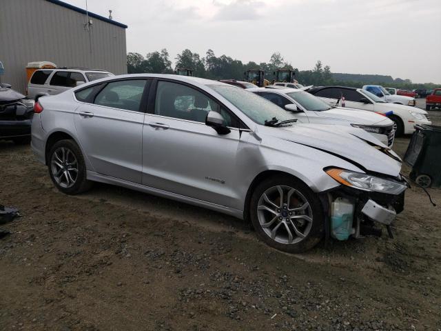 3FA6P0LU7HR235002 - 2017 FORD FUSION SE HYBRID SILVER photo 4