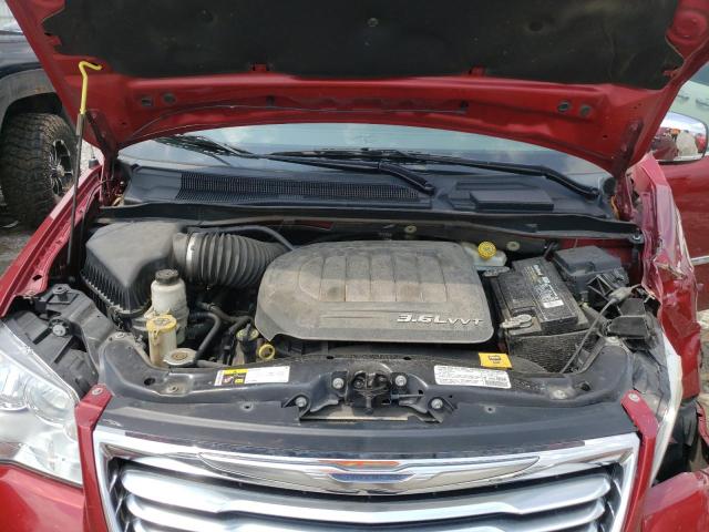 2C4RC1CG0DR616130 - 2013 CHRYSLER TOWN & COU TOURING L BURGUNDY photo 12