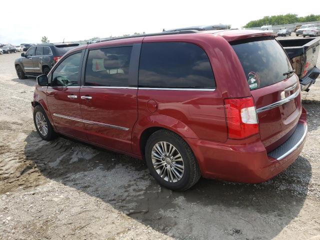 2C4RC1CG0DR616130 - 2013 CHRYSLER TOWN & COU TOURING L BURGUNDY photo 2