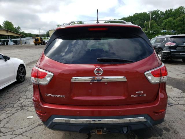 5N1AR2MM1DC628040 - 2013 NISSAN PATHFINDER S RED photo 6