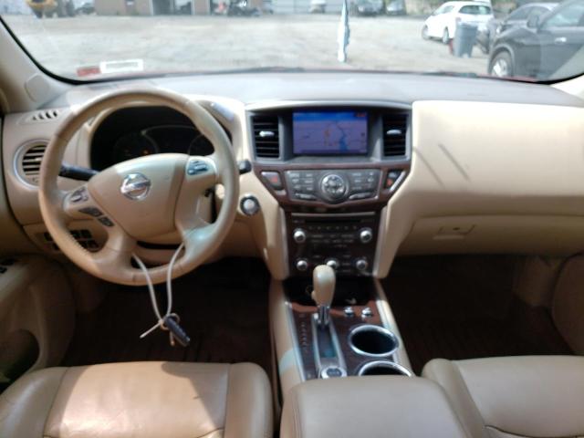 5N1AR2MM1DC628040 - 2013 NISSAN PATHFINDER S RED photo 8