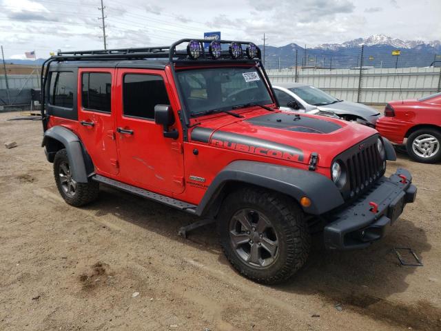 1C4HJWFG1HL655821 - 2017 JEEP WRANGLER RUBICON RED photo 4