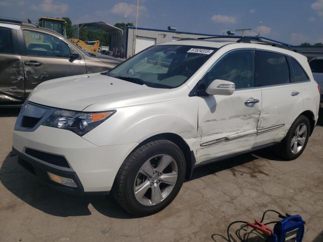 2HNYD2H60BH505038 - 2011 ACURA MDX TECHNOLOGY WHITE photo 1