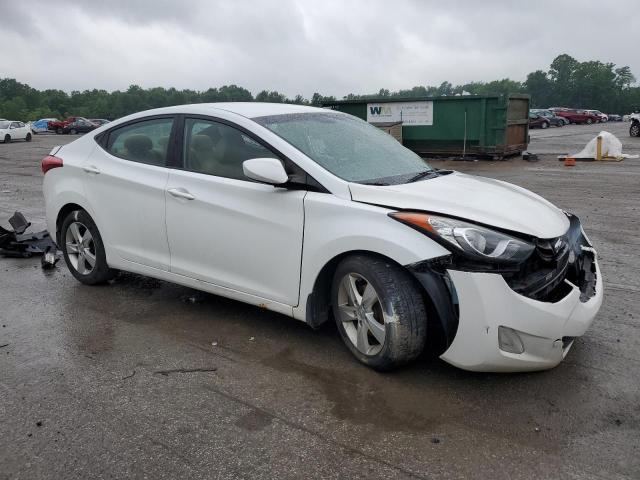 5NPDH4AE0CH109819 - 2012 HYUNDAI ELANTRA GLS WHITE photo 4