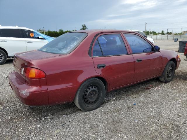 2T1BR12E7XC227103 - 1999 TOYOTA COROLLA VE RED photo 3