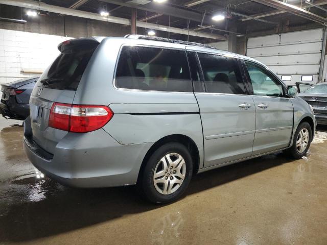5FNRL38737B019719 - 2007 HONDA ODYSSEY EXL BLUE photo 3