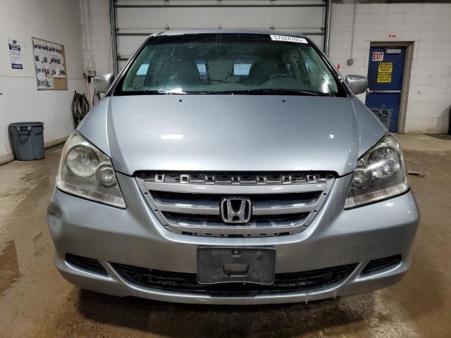 5FNRL38737B019719 - 2007 HONDA ODYSSEY EXL BLUE photo 5