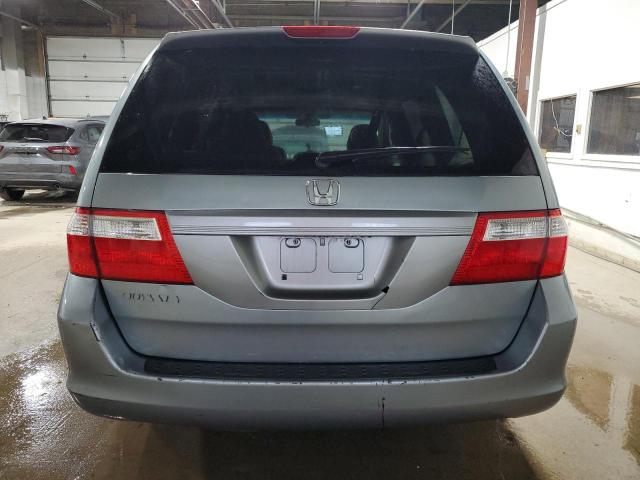 5FNRL38737B019719 - 2007 HONDA ODYSSEY EXL BLUE photo 6