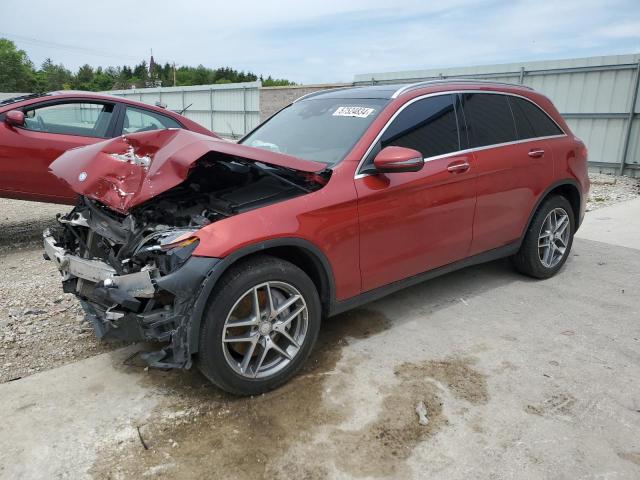 WDC0G4KBXHF131344 - 2017 MERCEDES-BENZ GLC 300 4MATIC RED photo 1