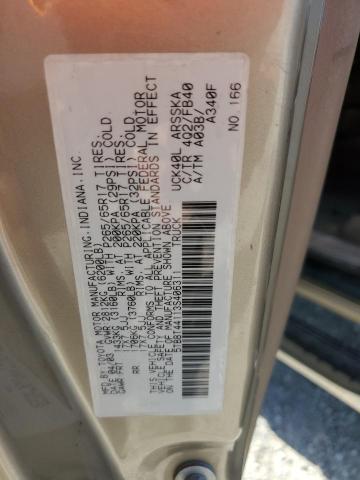 5TBBT44113S406311 - 2003 TOYOTA TUNDRA ACCESS CAB SR5 GOLD photo 12