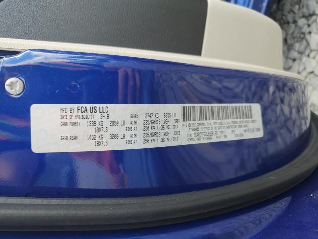 2C4RC1FG2JR228128 - 2018 CHRYSLER PACIFICA TOURING PLUS Mavi foto 13