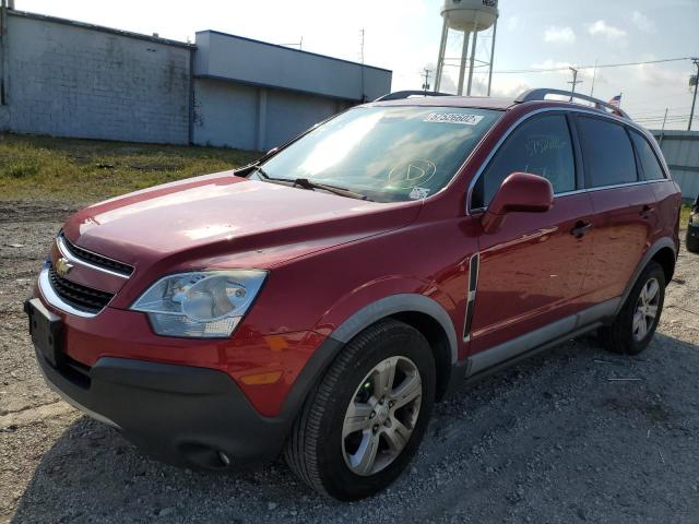 3GNAL2EK4ES676038 - 2014 CHEVROLET CAPTIVA LS RED photo 2