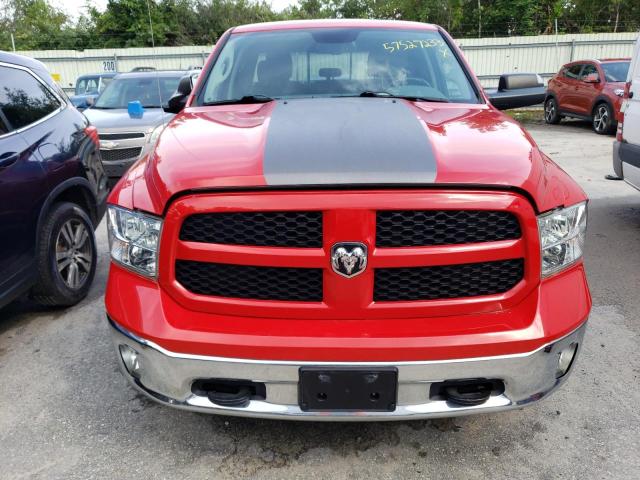 1C6RR7GM8JS227576 - 2018 RAM 1500 SLT RED photo 5