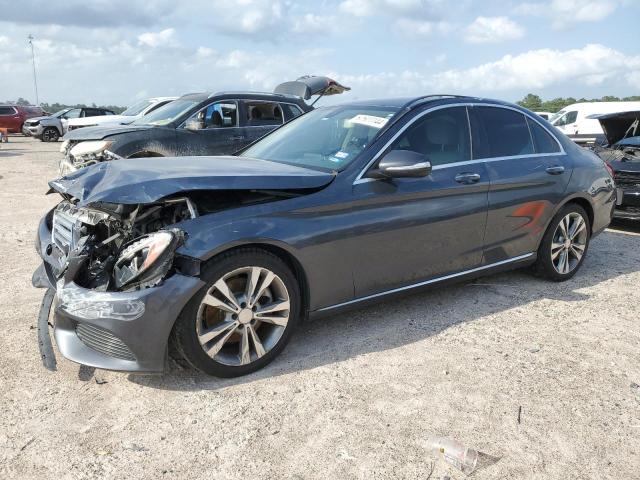 55SWF4JB2FU050875 - 2015 MERCEDES-BENZ C 300 GRAY photo 1