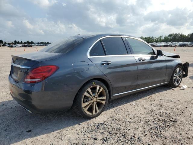 55SWF4JB2FU050875 - 2015 MERCEDES-BENZ C 300 GRAY photo 3