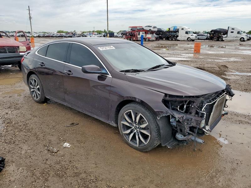 1G1ZG5ST9MF045053 - 2021 CHEVROLET MALIBU RS BURGUNDY photo 4