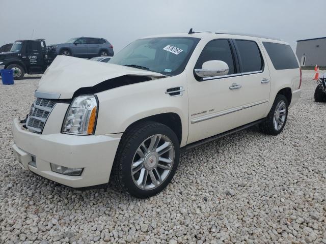 1GYS4KEFXDR327278 - 2013 CADILLAC ESCALADE ESV PLATINUM კრემისფერი ფოტო 1