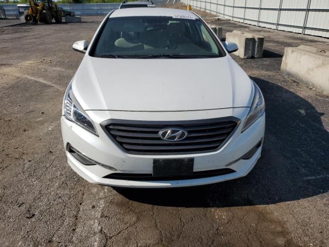 5NPE24AA8FH193475 - 2015 HYUNDAI SONATA ECO WHITE photo 5