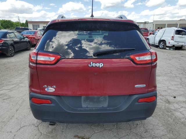 1C4PJMCB4GW246461 - 2016 JEEP CHEROKEE LATITUDE RED photo 6