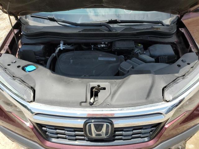 5FPYK3F77KB005775 - 2019 HONDA RIDGELINE RTL BURGUNDY photo 11